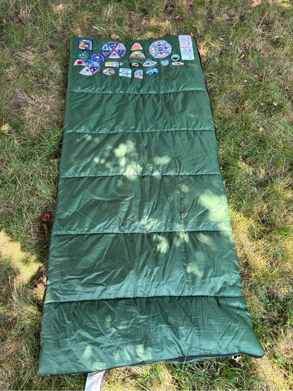 Vintage Northern Escape Sleeping Bag 20+ Rare Girl Guides Canada Travel Patches - Picture 16 of 16